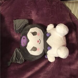 Sanrio Kuromi Plush Doll in Black, White & Purple